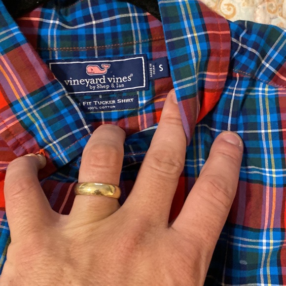 Vineyard vines small mens button up - Picture 3 of 6